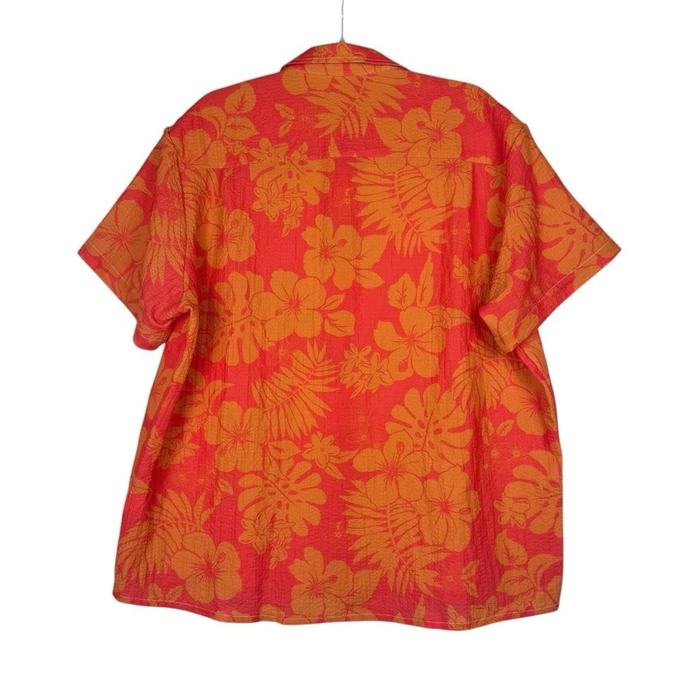 NWT Royaura Hawaiian Orange Men's Shirt Size XXL - Picture 3 of 8